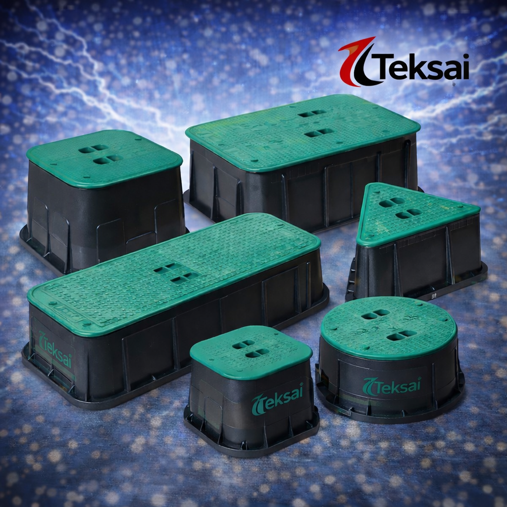 TEKSAI Earthing Inspection Chambers - Protective Housing for Earth Electrode Monitoring